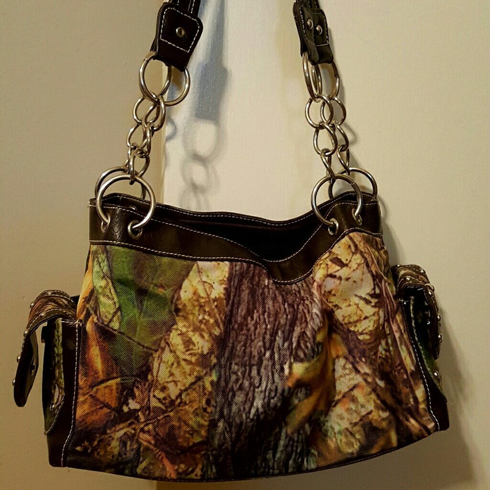 Camouflage Purse Handbag Pocketbook